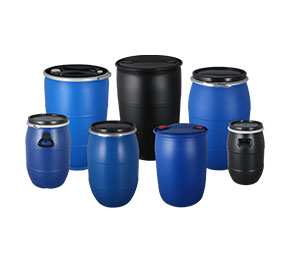 大口塑料桶：具有不凹變、質輕、無污染、耐用等良好特性，是眾多行業儲存、周轉、運輸的必選包裝之一，廣泛應用于建筑材料、化工原材料、農業肥料、食品、醫藥等行業的固體半固體產品盛裝。
